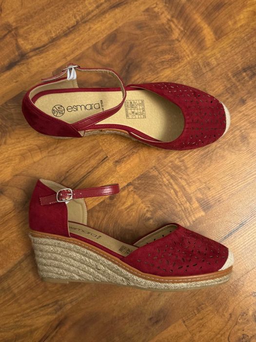 Sandały na koturnie espadryle koturny sandałki buty buciki Esmara 41