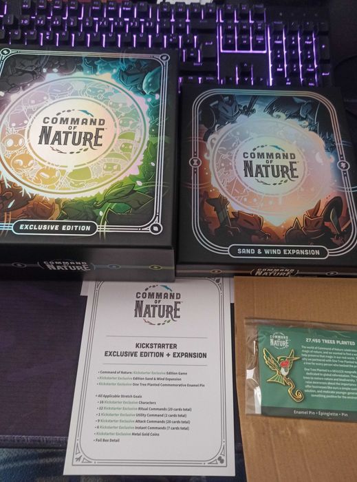 Command of Nature + Expansaion - Kickstarter Edition (em Inglês)
