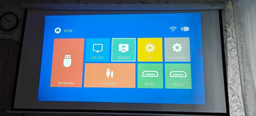 Projektor Overmax Multipic 4.2 Full HD Wi-Fi Bluetooth