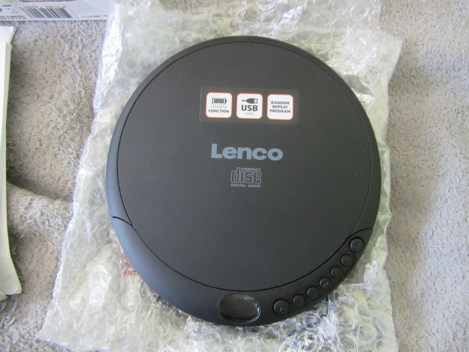 discman LENCO na płyty CD/ CD- RW, z pudełkiem sprawny