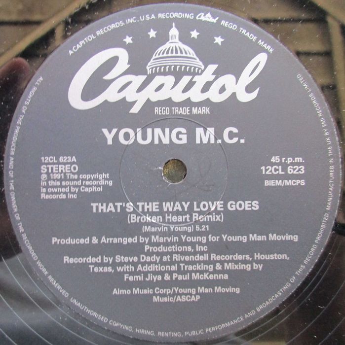 Young MC - - - - - That's The Way Love Goes - - - - - Maxi Single