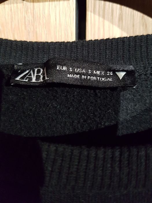 Zara bawełna bluza baskinka S
