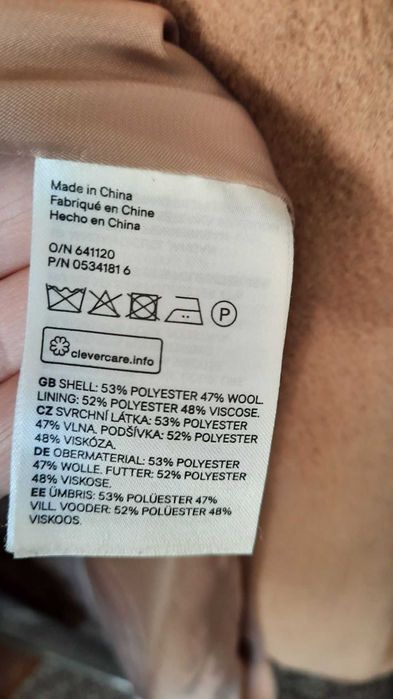 Zestaw damski L/XL płaszcz H&M kurtka