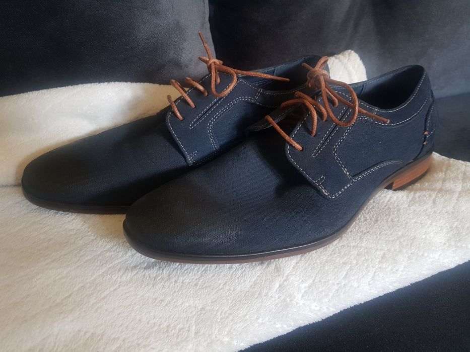 Buty męskie, Venice, granatowe, eleganckie r. 41, Nowe
