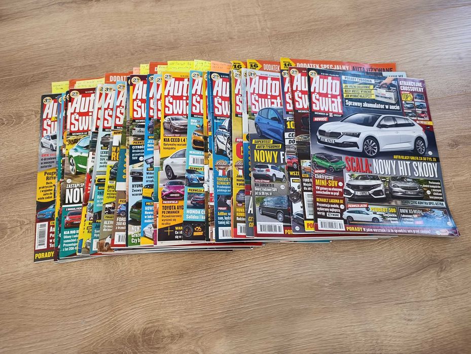gazety motoryzacyjne Auto Świat 2018 -30 numerów