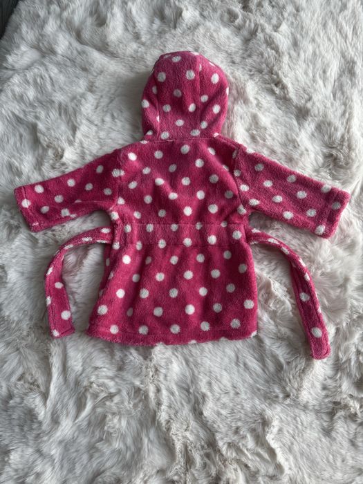 Szlafrok z myszką Mini Disney 68 cm 3-6 m