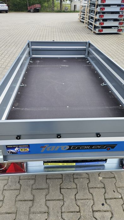 Przyczepa przyczepka Tractus Multi Flex 263x125x35 na resorach .