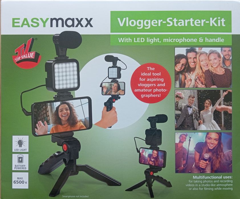 Zestaw do nagrywania filmów YouTube, Tok itp...