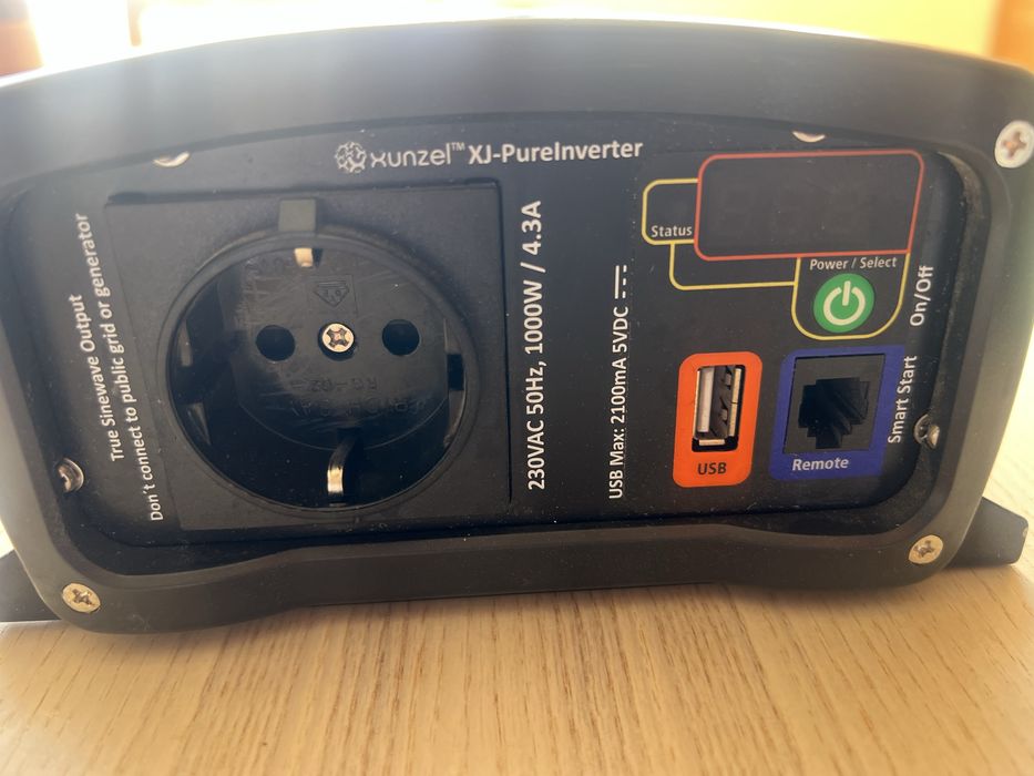 Inversor de Onda Pura Xunzel 1000W 12V (Como Novo)
