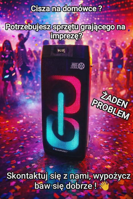 Wynajem głośnika na imprezę