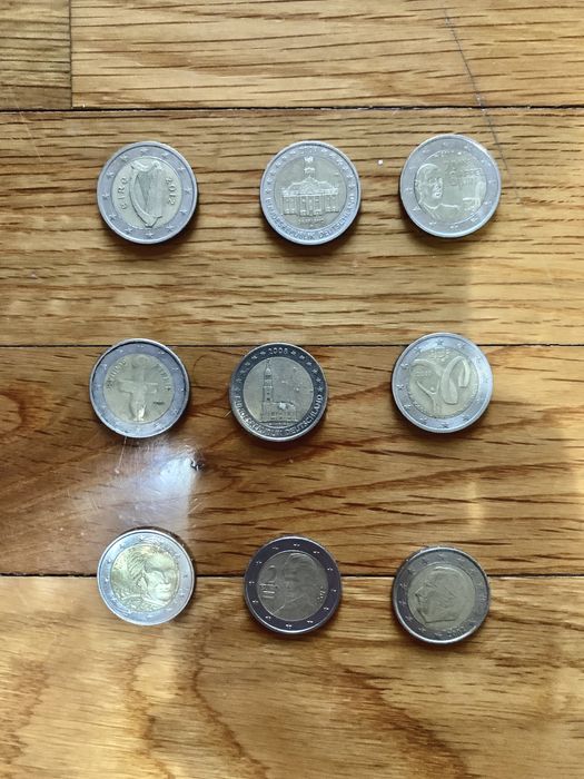 Moedas de 2 eur valiosas