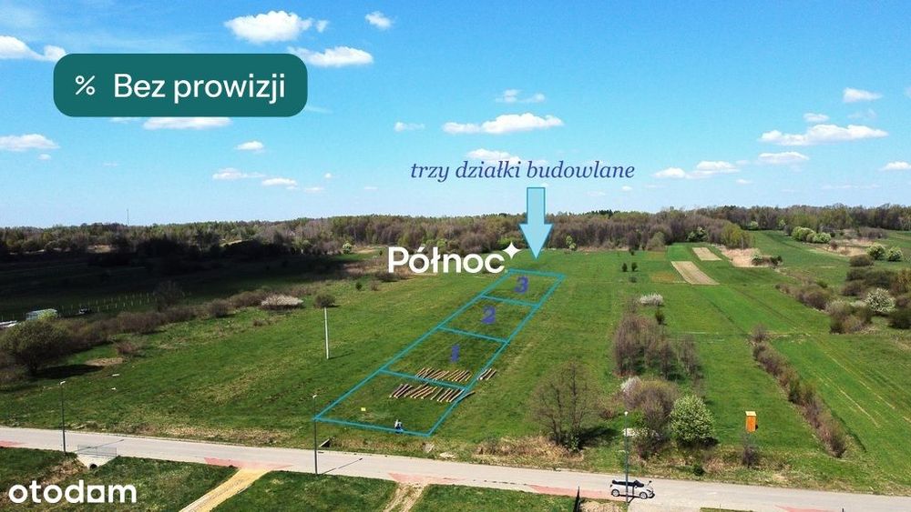 Jodłówka działka budowlana o pow.8,76ara