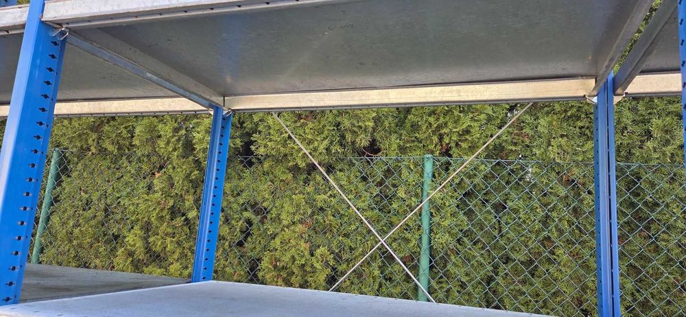 Regały półkowe z demontażu używane 60gł x100x200 wys ocynkowane pólki