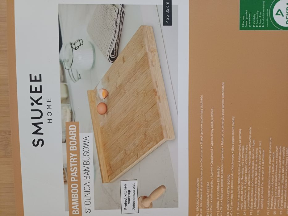 Deski bambusowe 3 szt. Nowe, stolnica bambusowa