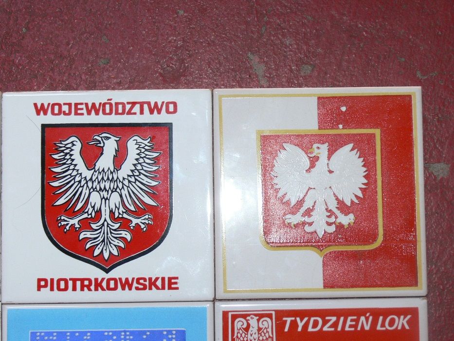 Okolicznościowe płytki z PRL