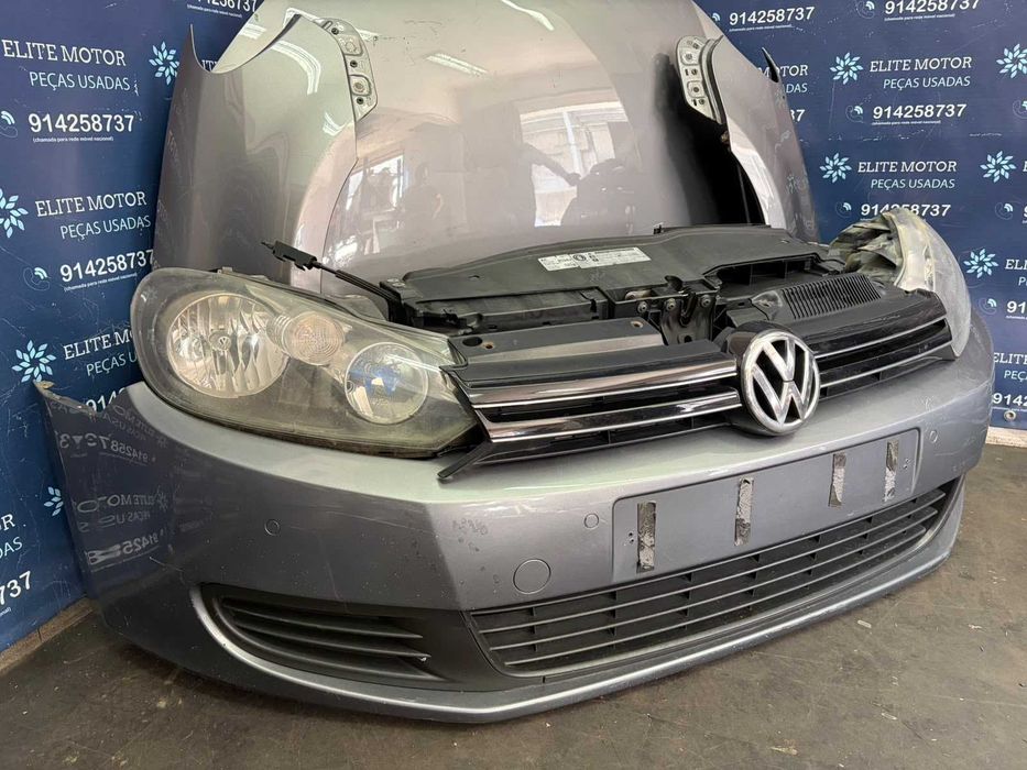 Frente completa usada VW GOLF VI 6 parachoques capot oticas guardalamas reforço