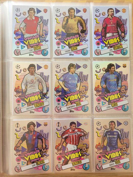 Lote de Cartas Match Attax 24/25 e Match Attax Extra 24/25