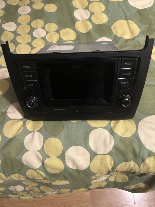 Rádio + suporte vw polo