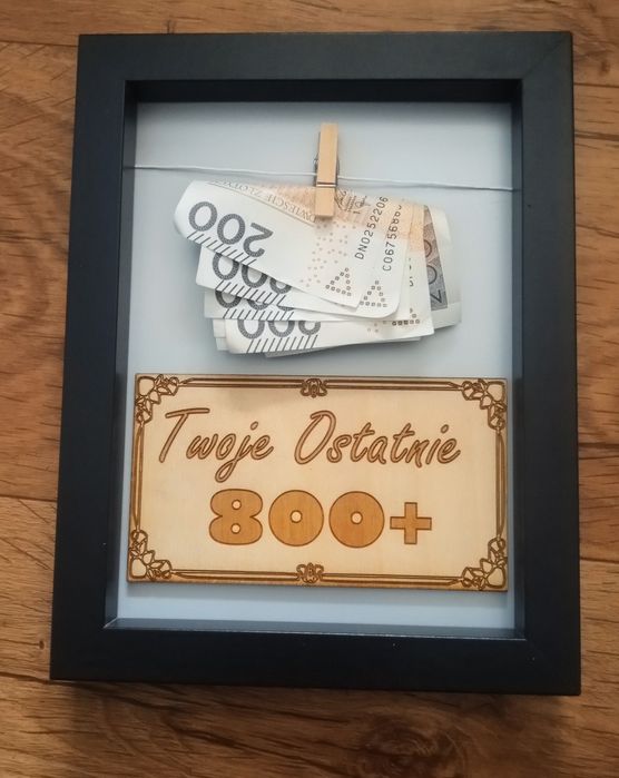 Ramka na 18 urodziny Twoje ostatnie 800+ prezent