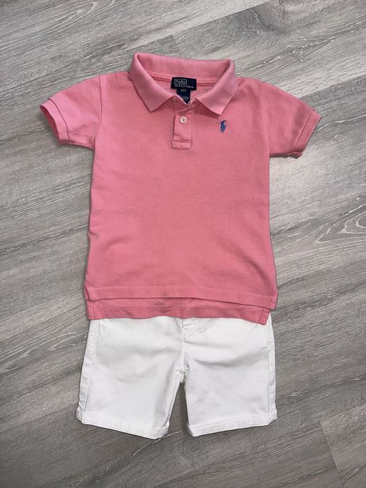 Шорты Zara и футболка Polo Ralph Lauren на мальчика 5лет