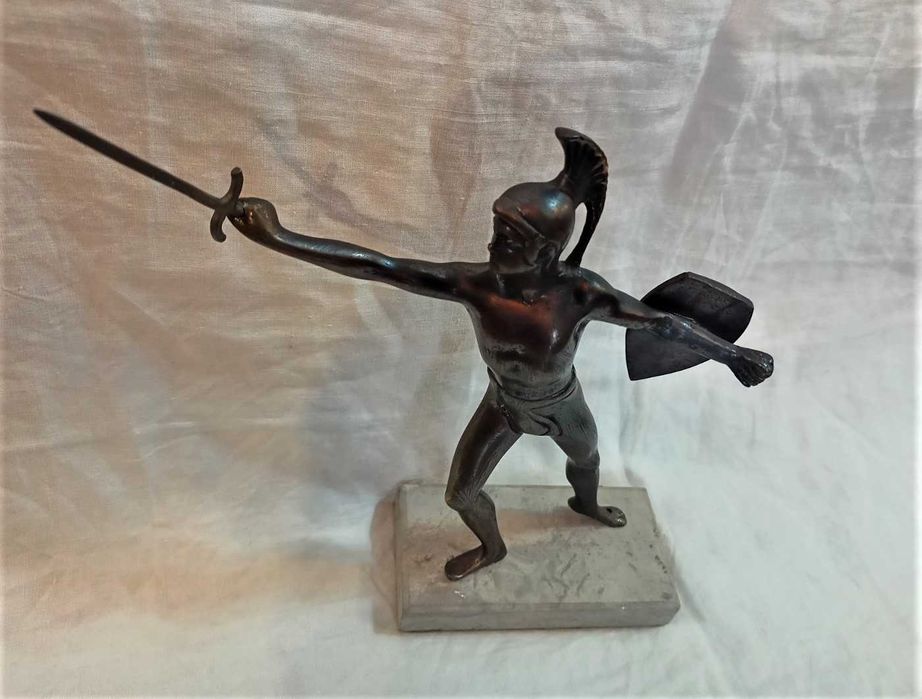 Figura Guerreiro Bronze