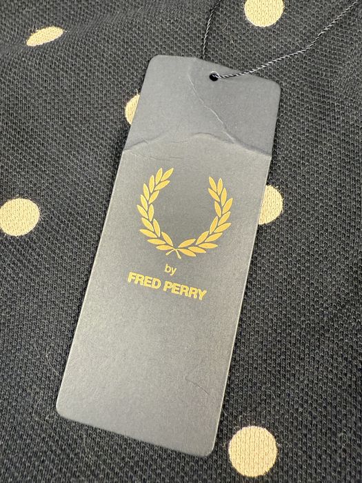 Футболка поло нова в горошок Fred Perry