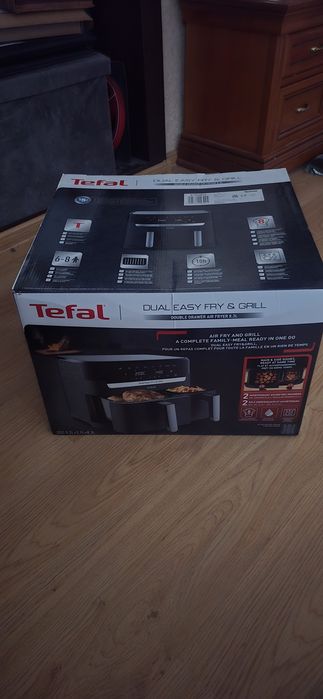 Мультипіч (Аерогриль) TEFAL Dual Easy Fry & Grill