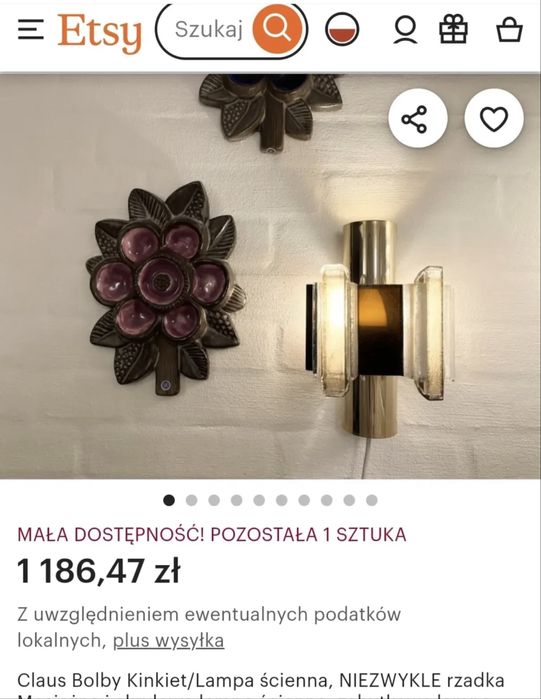 Kinkiet ścienny Claus Bolby