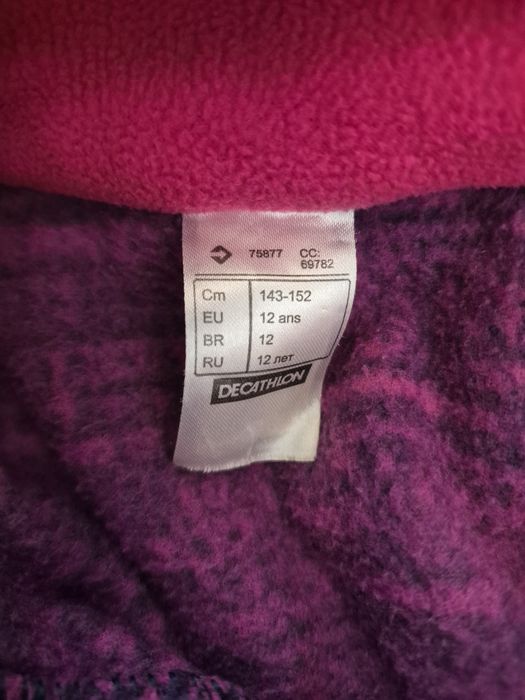 Bluza polarowa decathlon