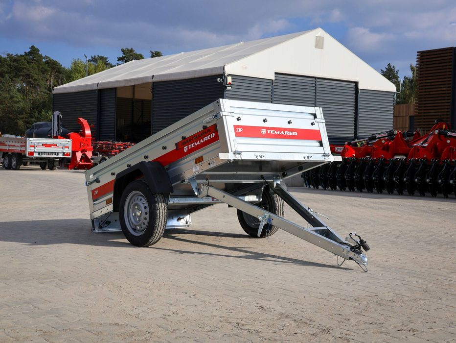 Temared ZIP 2010 KIPP przyczepa 201 x 106 cm z uchylnym dyszlem