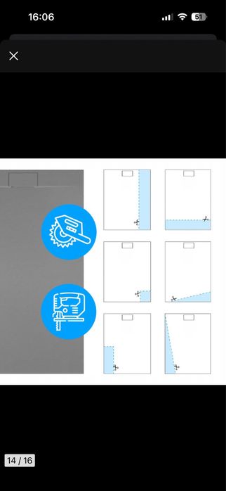 Nowy brodzik marki Hydrosan 130x90