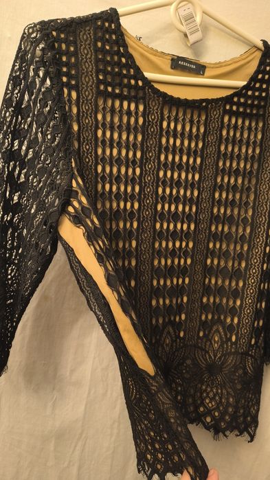 Elegancka bluzka damska koronkowa L/M Reserved Super stan