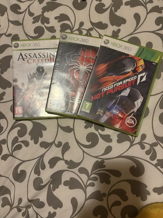 Conjunto de 3 jogos de xbox 360