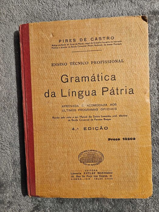 Gramática da Língua Pátria, Pires de Castro