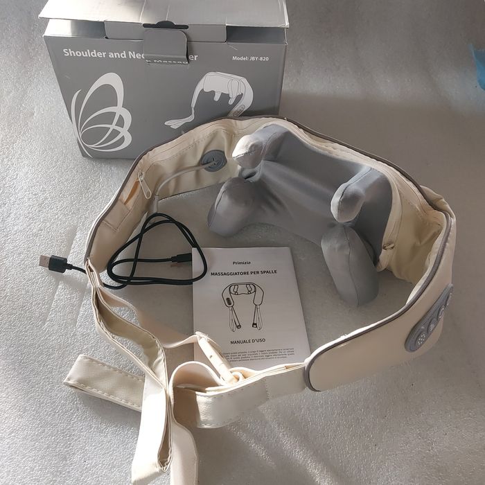 Urządzenie do masażu karku z ciepłem 2 w 1