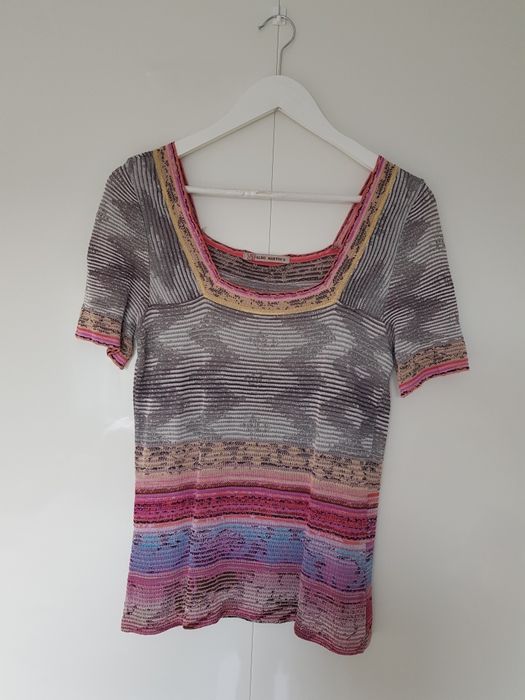 Komplet rozpinany sweterek i bluzka marki ALDO MARTIN'S rozm. 36/38