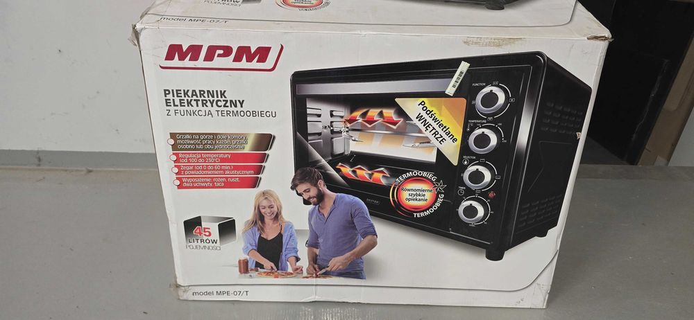 Mini piekarnika elektrycznego MPM MPE-07/T