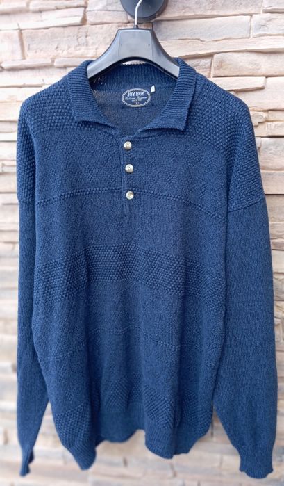 Granatowy sweter męski.L