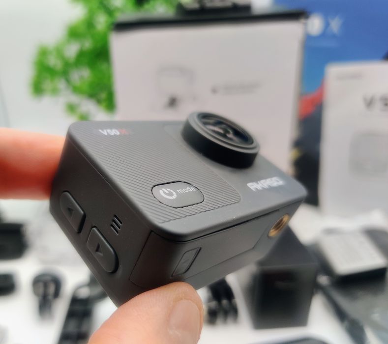 Akaso V50X + 2 батареї + кріплення єкшн камера гоу про фото відео 4K