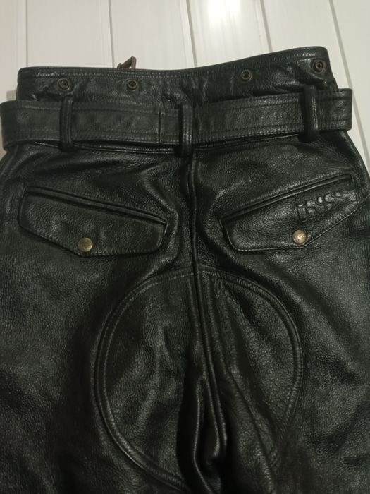 Мотоштаны кожаные