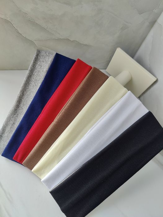 Еластичні широкі пов'язки для волосся