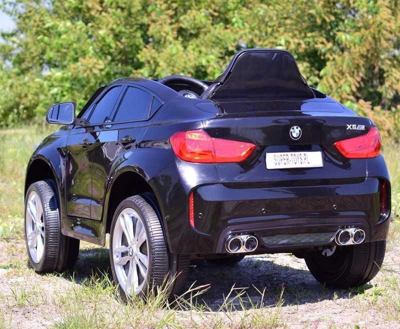 Autko na akumulator BMW X6M jeep dżip dla dzieci pojazd SUV pilot RC