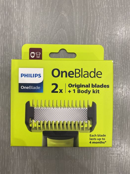 Philips OneBlade оригінальні змінні леза касети насадки катриджі