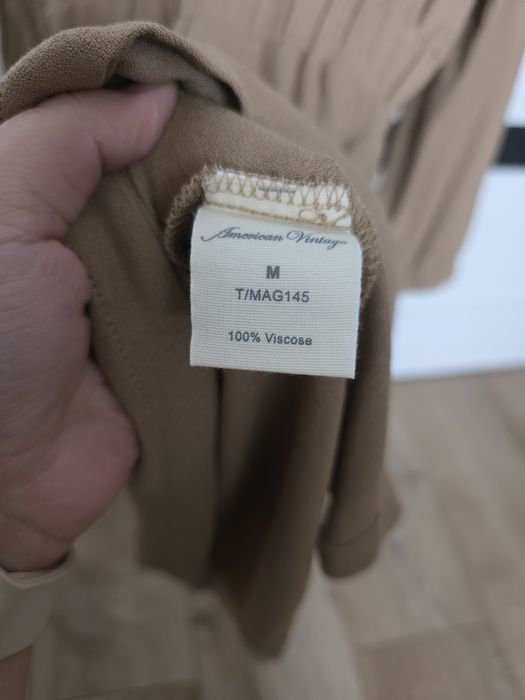 Stylowa Sukienka American Vintage – 100% Wiskoza (Rozmiar M)