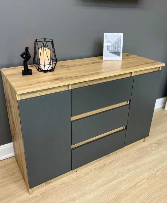 Комод 3+2 без ручок. Сучасний дизайн. 3 шухляди + 2 тумби