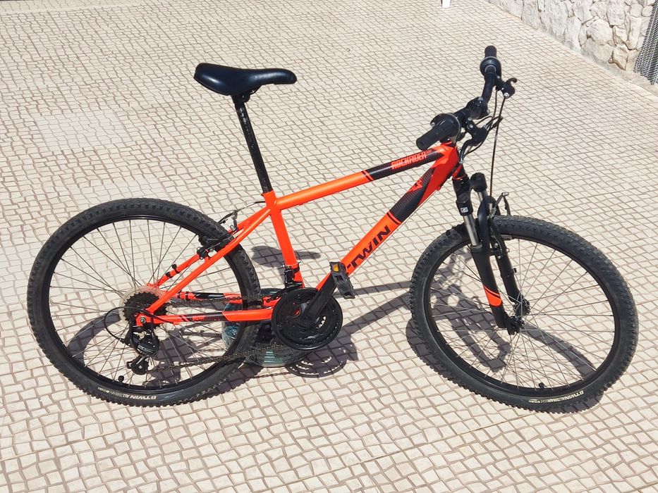 Bicicleta BTT de Criança Decathlon Rockrider 500 (Roda 24") – Com mudanças Shimano