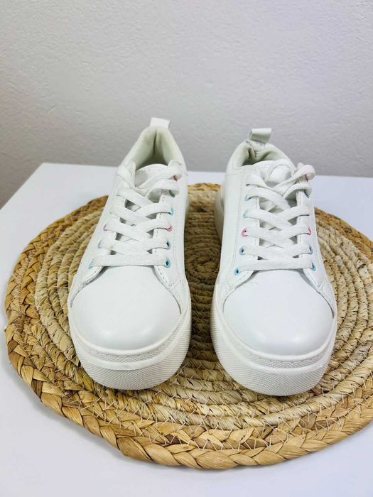 Nowe białe damskie buty sneakersy Promod Rozmiar 37