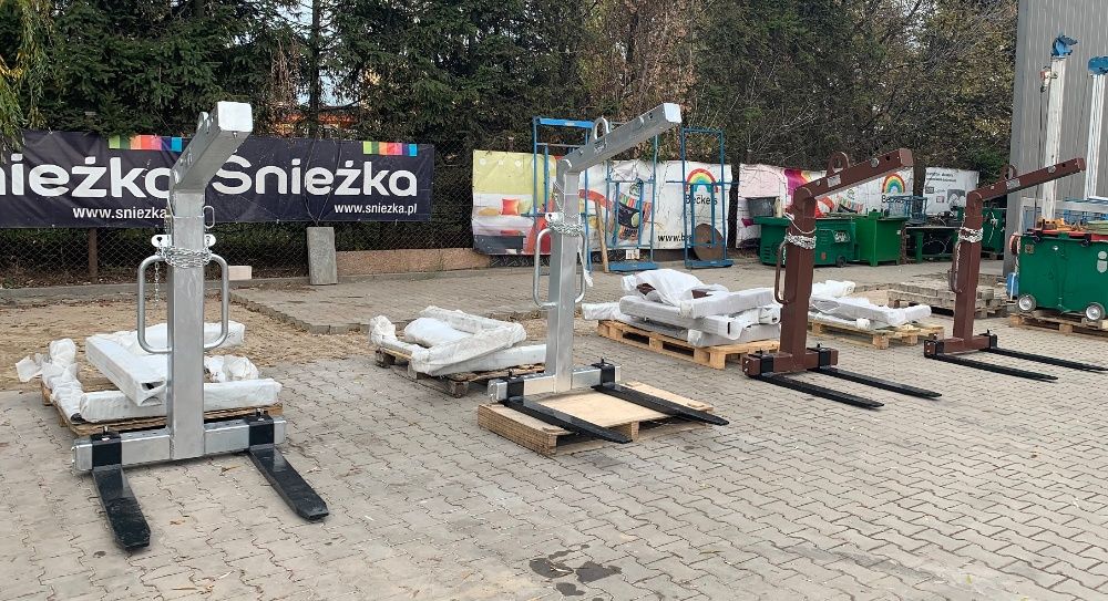 Widły do palet HDS Niemieckie SCHAKE 2T Ocynk zawiesie dźwigowe