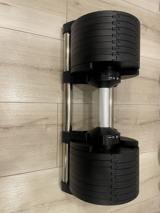 Гантель з регульованим навантаженням, кругла 36 кг