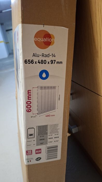 Radiador água quente aluminio